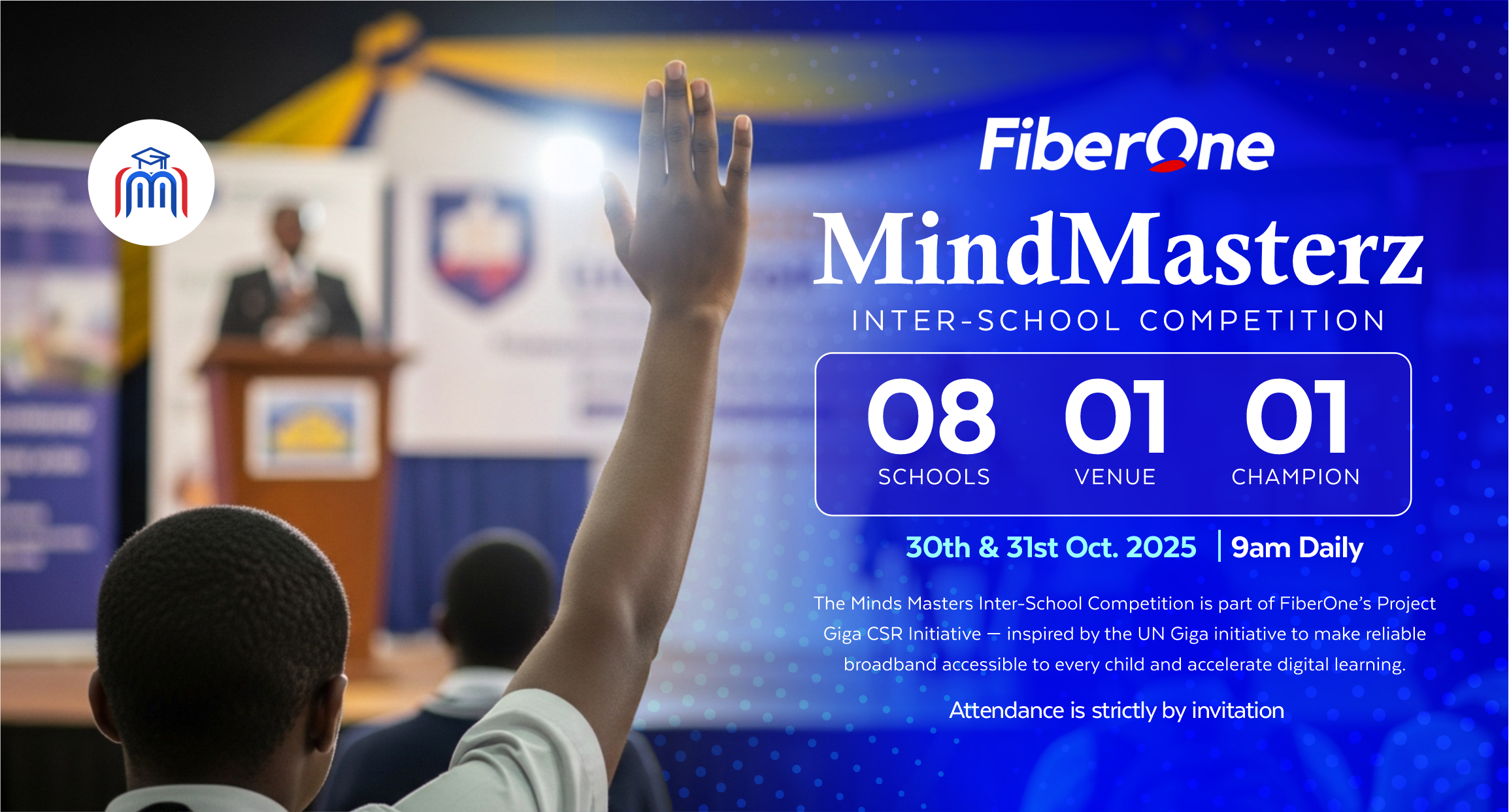 MindMasterz Inter-School Competition: FiberOne's Project Giga Bridges Nigeria's Digital Education Gap | FiberOne Broadband